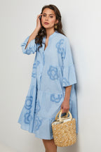 Shirt Dress - Sky - Women