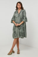 Robe Chemise - Kaki - Femme