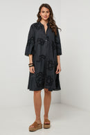 Robe Chemise - Noir - Femme