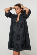 Robe Chemise - Noir - Femme