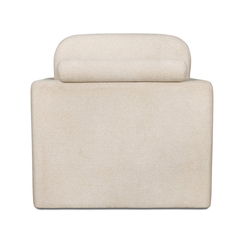Kova - Fauteuil Design Avec Table Basse Relevable - Beige