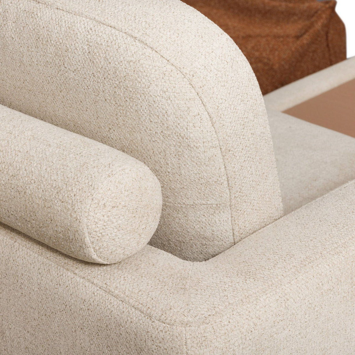 Kova - Fauteuil Design Avec Table Basse Relevable - Beige