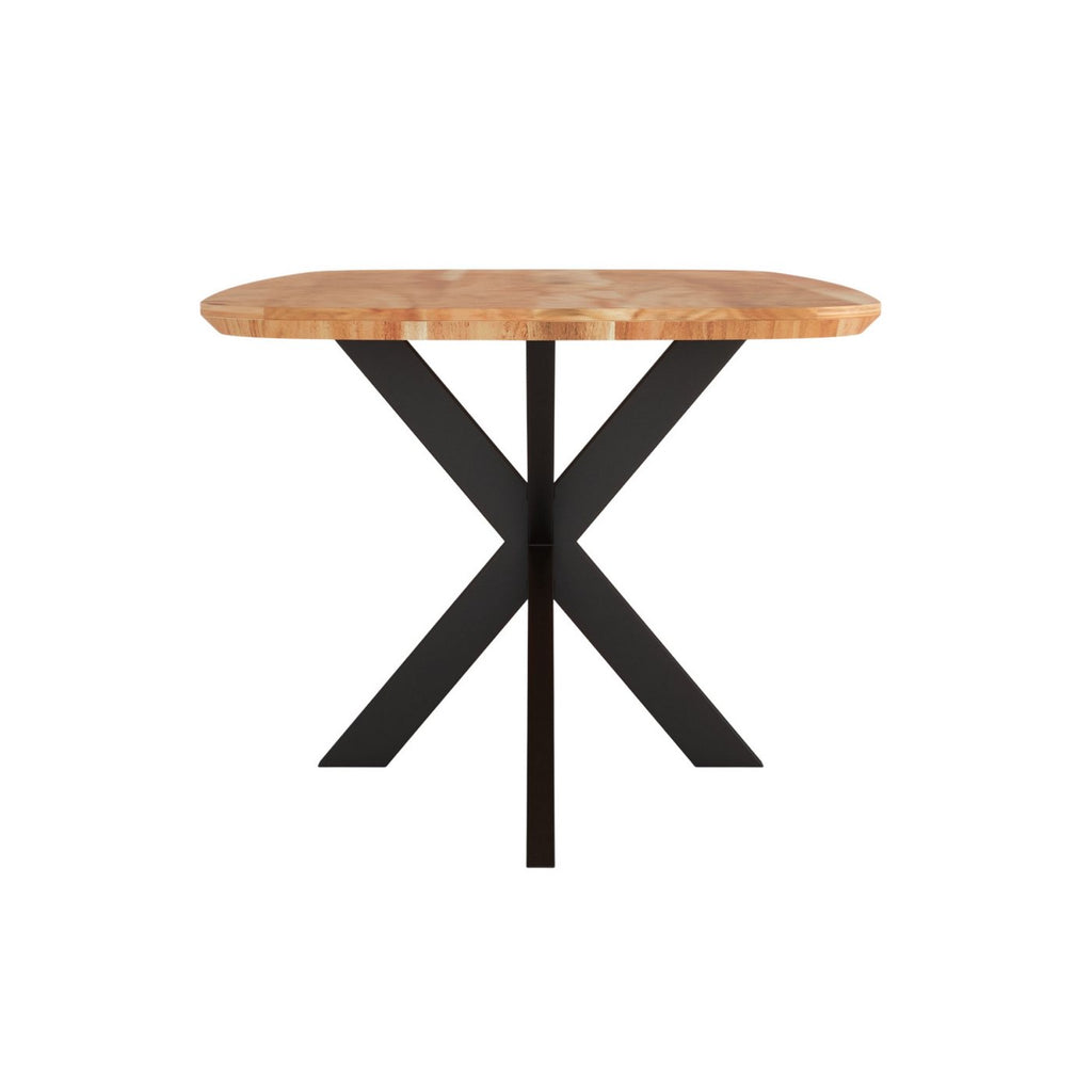 Table À Manger - Acacia Et Métal - Naturel