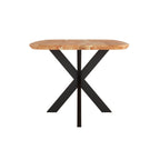 Table À Manger - Acacia Et Métal - Naturel