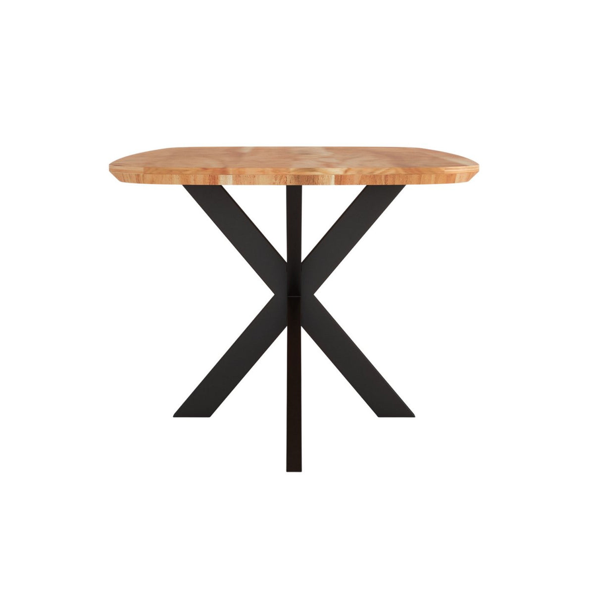 Table À Manger - Acacia Et Métal - Naturel