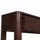 Bali - Console 2 Tiroirs En Teck Massif - Marron Foncé