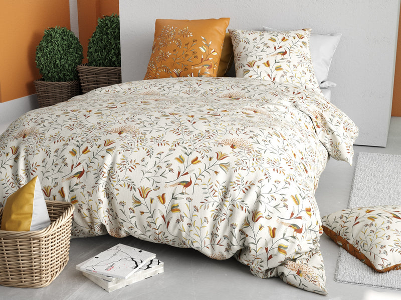 Parure De Lit - 3 Pièces - 100% Coton 57 Fils - Demil