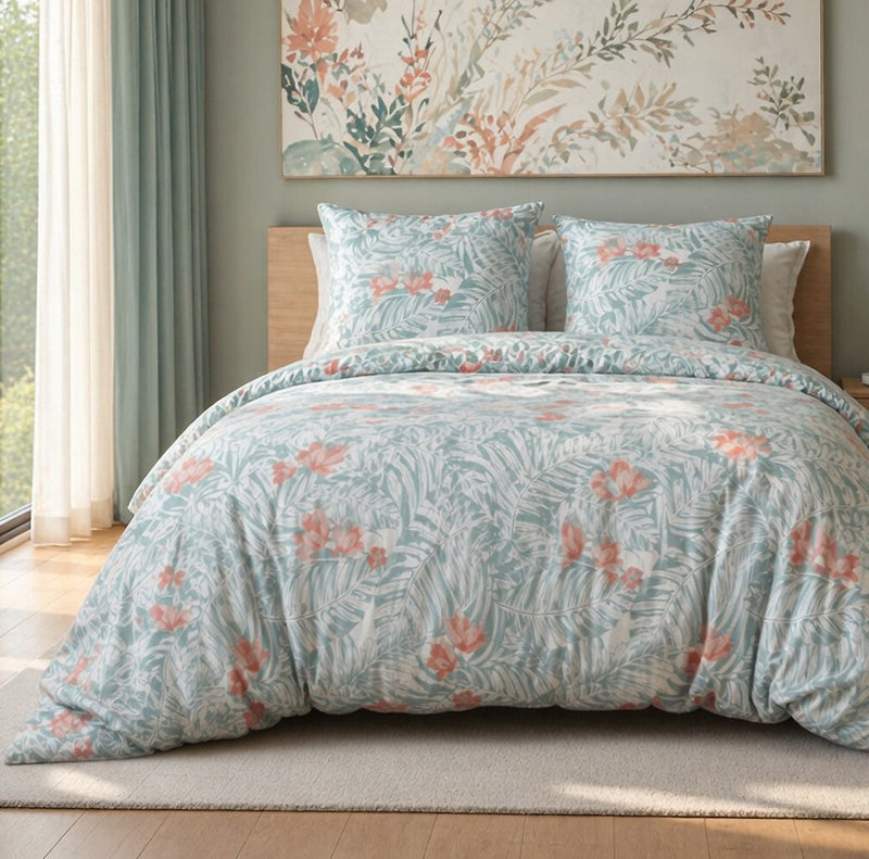 Parure Housse De Couette 3Pcs 100% Polyester Microfibre 75Gsm Maonav - Imprimé