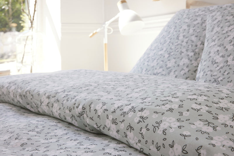 Parure de Lit Complète - 3 pièces - 100% Gaze de Coton - Imprimé Edana