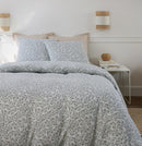 Parure de Lit Complète - 3 pièces - 100% Gaze de Coton - Imprimé Edana