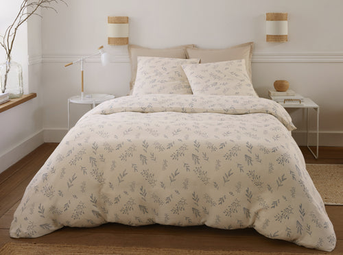 Parure de Lit Complète - 3 pièces - 100% Gaze de Coton - Imprimé Liveo