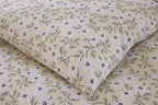 Parure da letto completa - 3 pezzi - 100% garza di cotone - Stampa Loucile