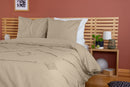 Tuféa Duvet Cover Set - 100% Tufted Cotton 52 Thread Count - Twine