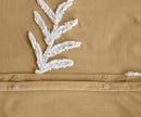 Tuféa Duvet Cover Set - 100% Tufted Cotton 52 Thread Count - Ocher