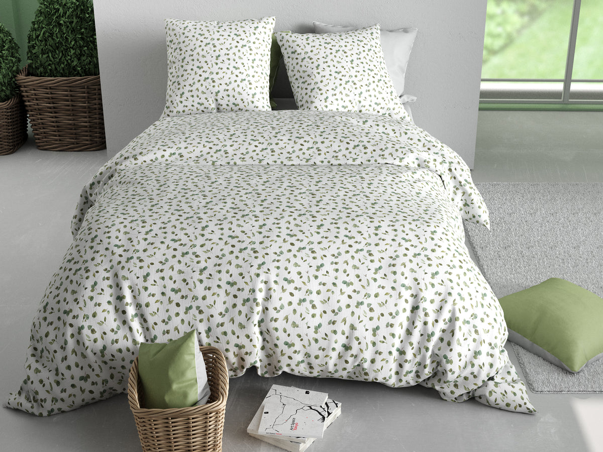 Merise - Parure Housse De Couette - 100% Coton 57Fils - Imprimé