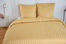 Parure Housse De Couette 100% Satin De Microfibre , Blond