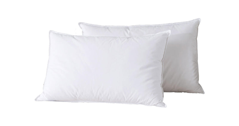 Oka Pillow - Duck Feather/Cotton - White
