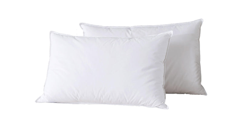 Oka Pillow - Duck Feather/Cotton - White