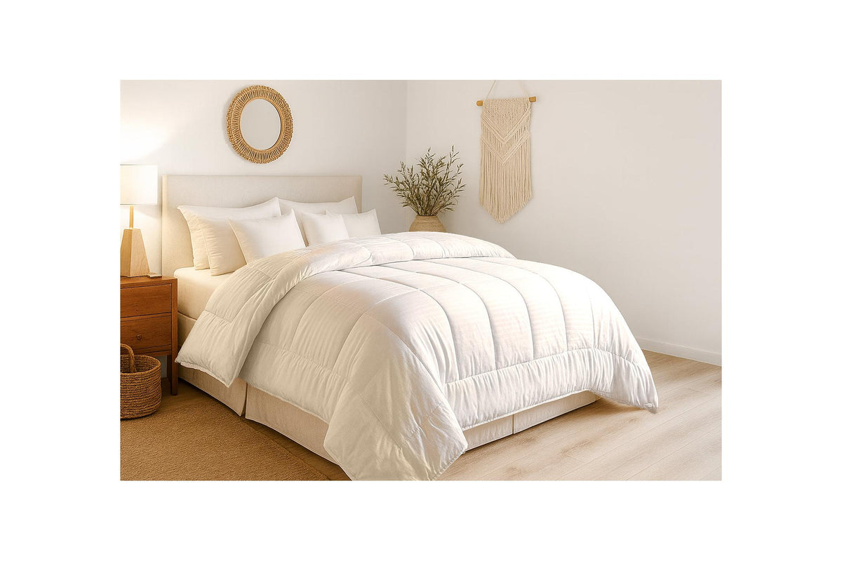 Eclipse - Couette - 100% Polyester - Neige