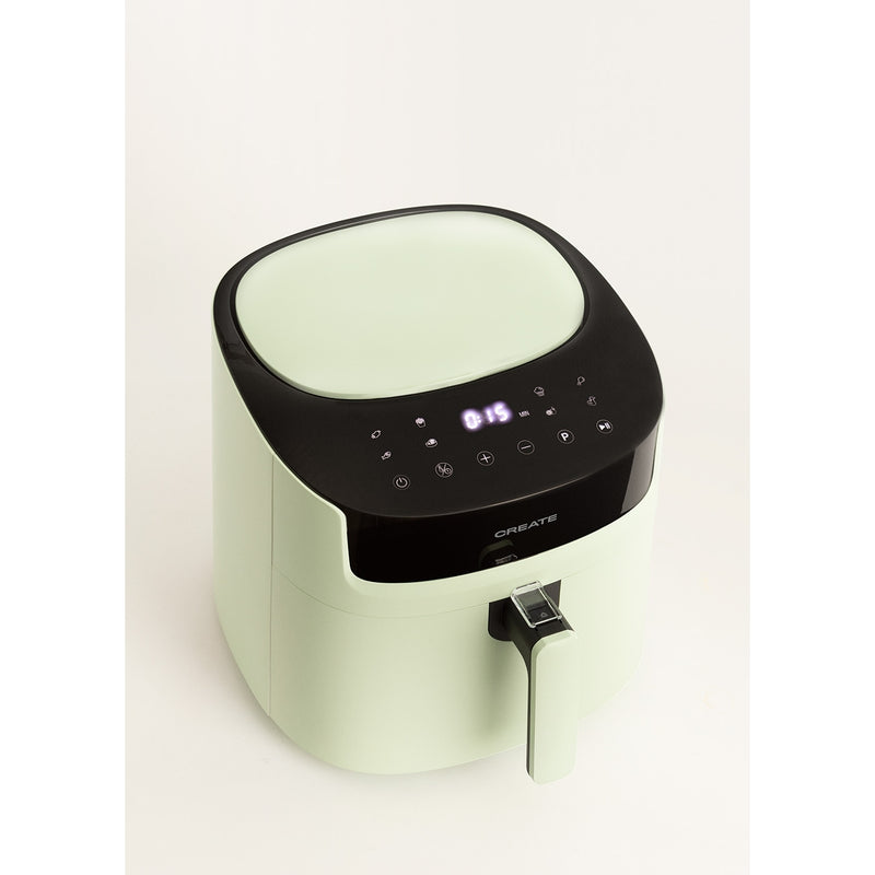 Pack - Air Fryer Pro Large 6,2L + Set D'Ustensiles De Cuisine - Vert Pastel