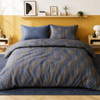 Blusky - Parures de Lit de Couette 3pcs avec 2 Taies - 100% Percale de Coton 71 Fils - Imprimé