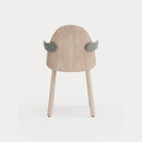 Uma - Chaise Avec Accoudoirs (Pack 2) - Chêne & Gris Foncé