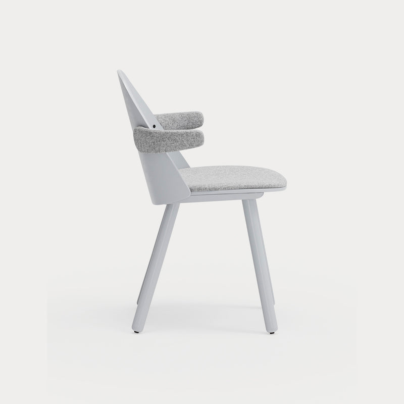 Uma - Chaise Avec Accoudoirs (Pack 2) - Gris