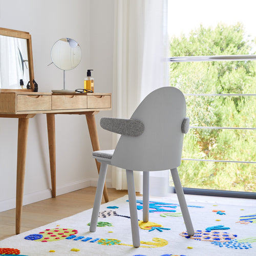 Uma - Chaise Avec Accoudoirs (Pack 2) - Gris