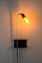 Shaw - Applique Murale - Fer - Noir