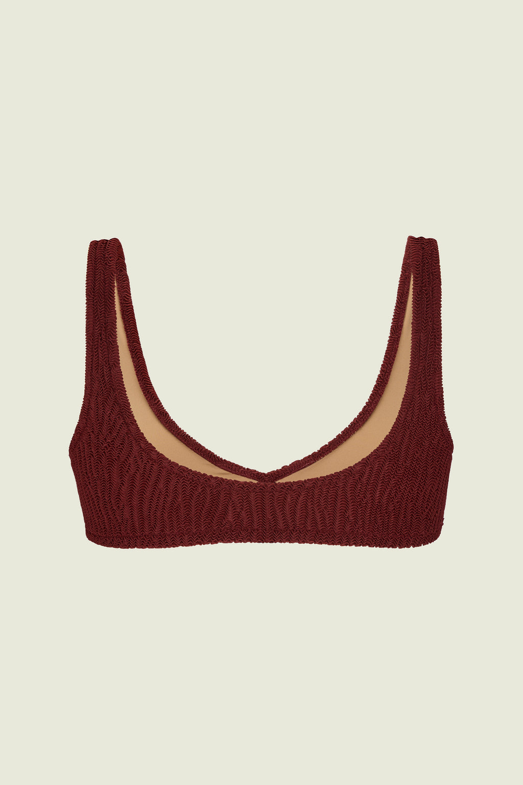 Top de Bikini Cherry Roccia - Burdeos