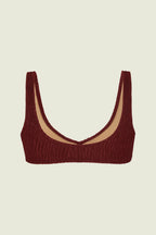 Top de Bikini Cherry Roccia - Burdeos