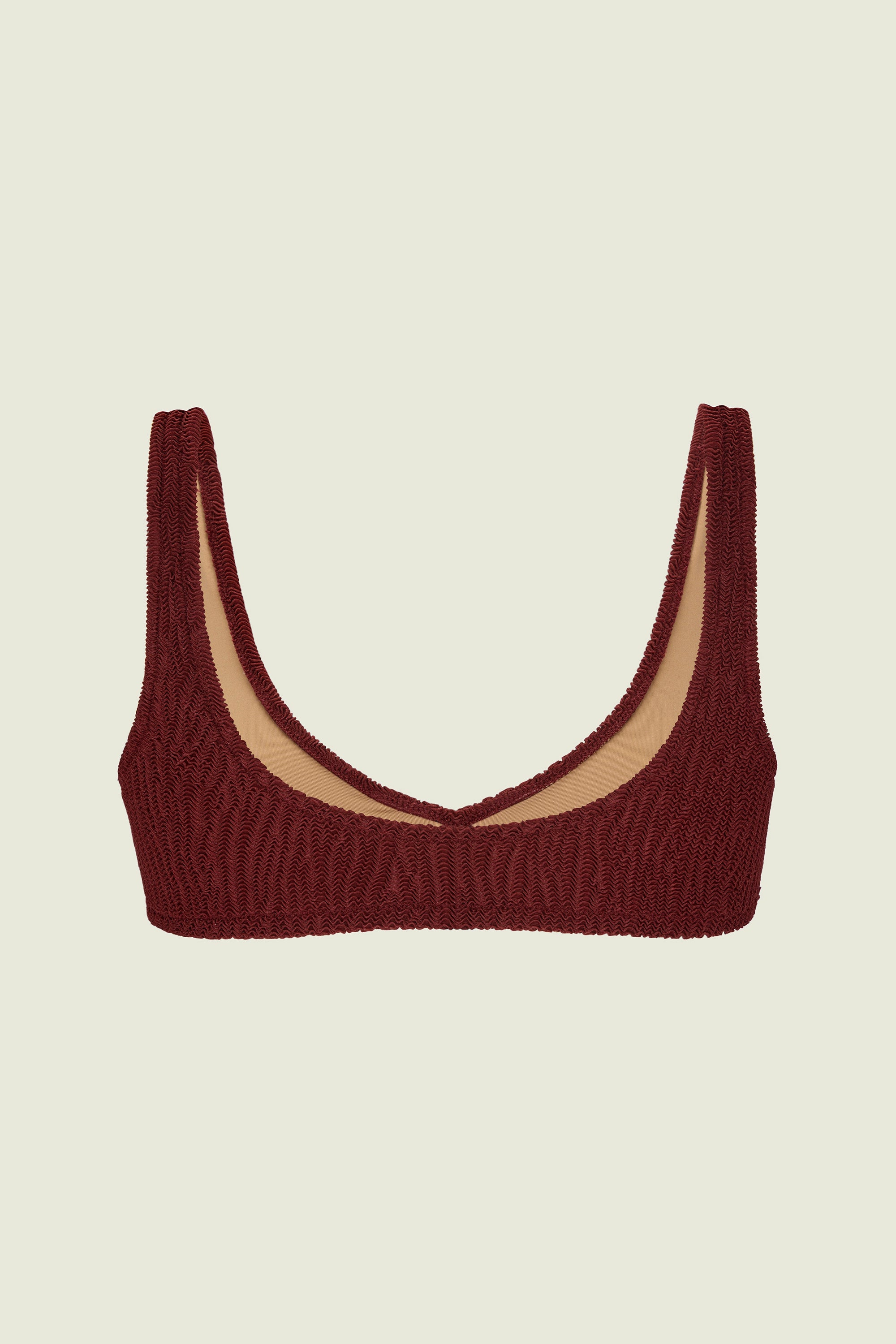 Top de Bikini Cherry Roccia - Burdeos