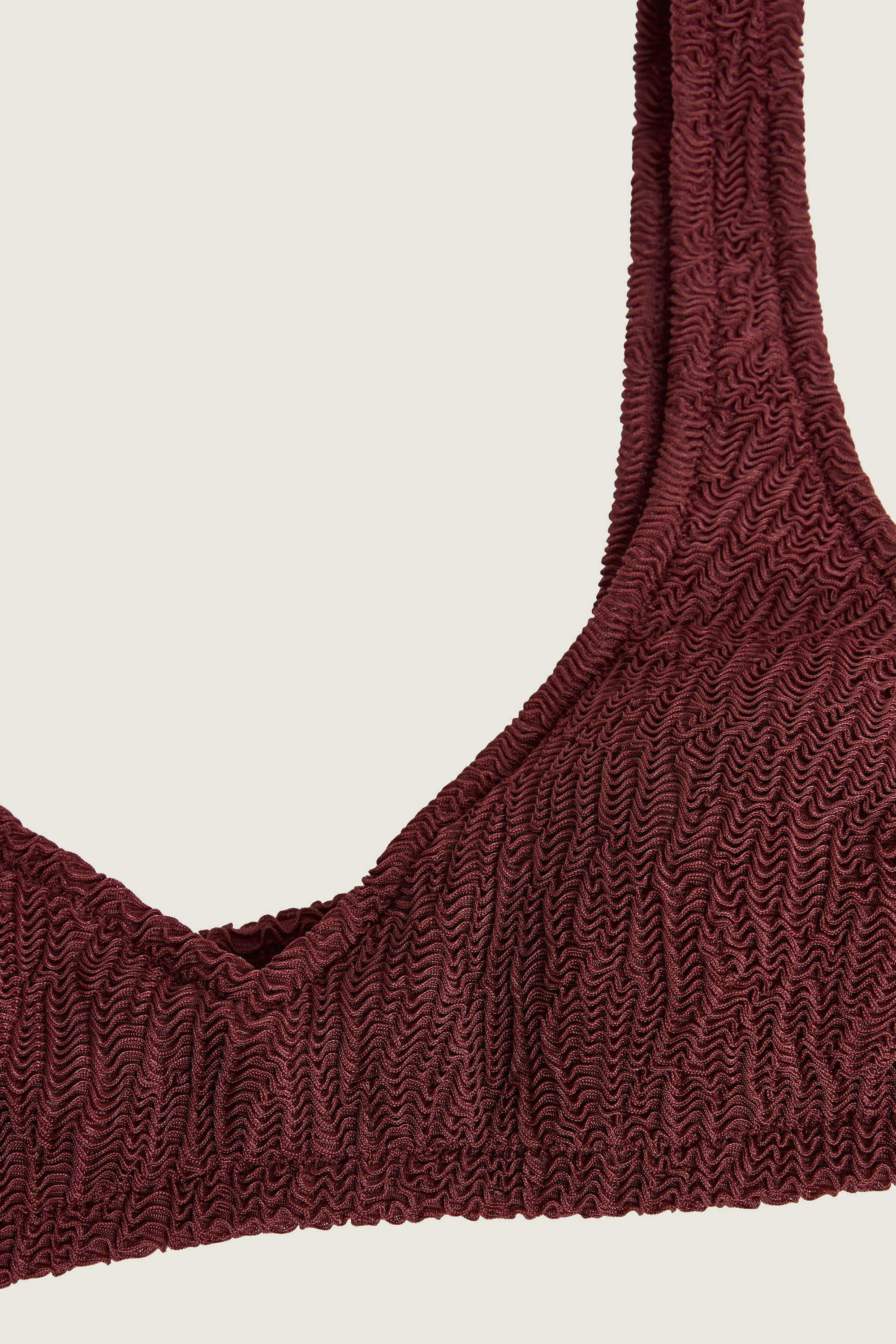 Top de Bikini Cherry Roccia - Burdeos