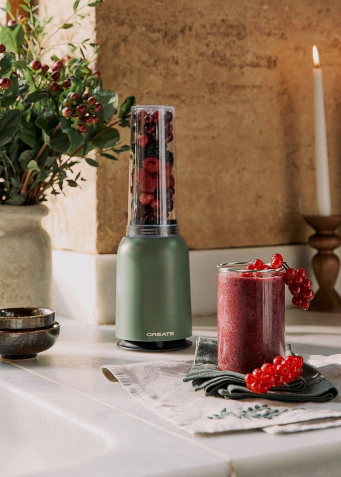 Moi Studio - Blender with Portable Cup - Sage