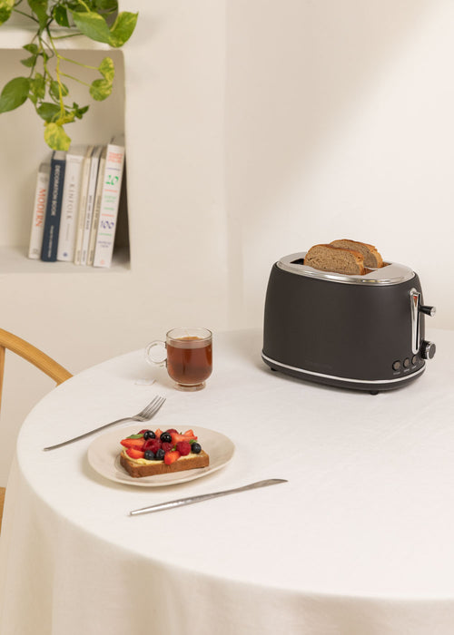 Toast Retro Stylance - Petit Grille-Pain - Noir