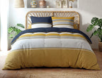 Jaisaï - Parures de Lit Housse de Couette 3 Pcs - 100% Coton 57fils - Imprimé