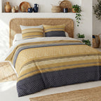 Melting - Parures de Lit Housse de Couette 3 Pcs - 100% Coton 57fils - Imprimé