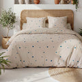 Lamourelle - Juegos de Cama Funda Nórdica 3 Piezas de Algodón de 57 Hilos - 100 % Algodón 57 hilos - Estampado