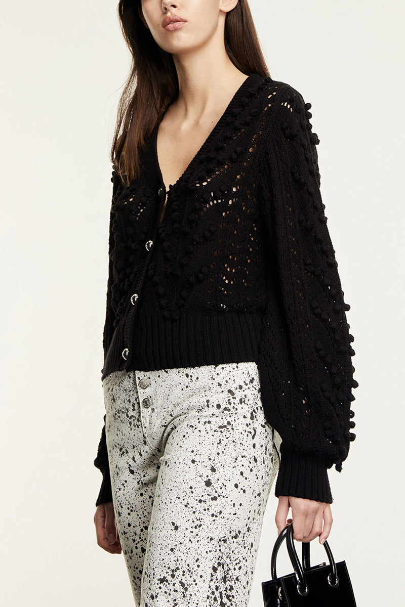 The Kooples - Crochet Cardigan With Buttons - Woman