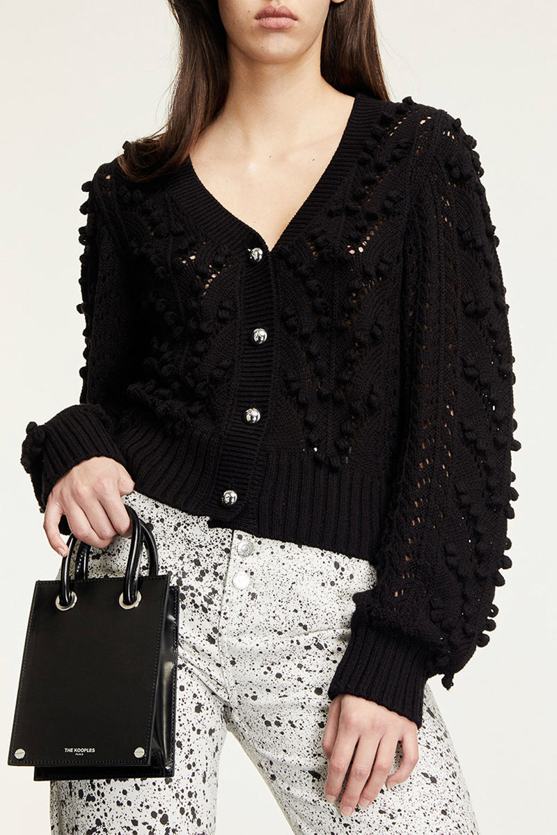 The Kooples - Crochet Cardigan With Buttons - Woman