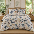 Oizel - Parures de Lit de Couette 3pcs avec 2 Taies - 100% Percale de Coton 71 Fils - Imprimé