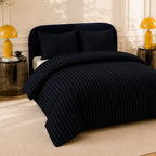 Loyd - Parures de Lit de Couette 3pcs avec 2 Taies - 100% Percale de Coton 71 Fils - Imprimé