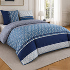 Tomy - Parures de Lit de Couette 3pcs avec 2 Taies - 100% Percale de Coton 71 Fils - Imprimé