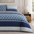 Tomy - Parures de Lit de Couette 3pcs avec 2 Taies - 100% Percale de Coton 71 Fils - Imprimé