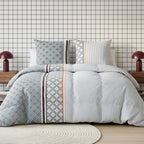 Arabia - Parures de Lit Housse de Couette 3 Pcs - 100% Coton 57fils - Imprimé