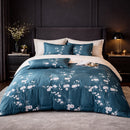 Parure Housse De Couette 3 Pcs En Coton 57 Fils Tsuki - Imprimé