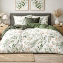 Parure Housse De Couette 3 Pcs En Coton 57 Fils Lyken - Imprimé