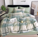 Parure Housse De Couette 3 Pcs En Percale De Coton 80 Fils Althé - Imprimé