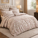 Parure Housse De Couette 3 Pcs En Percale De Coton 80 Fils Sakumi - Imprimé