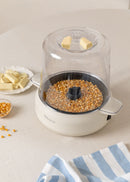 Popcorn Maker Studio - Máquina para hacer palomitas de maíz con opción de hacer estallar mantequilla - Blanco roto